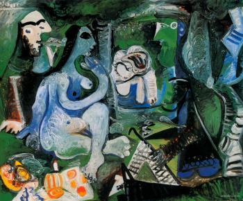 Pablo Picasso : le dejeuner sur l'herbe